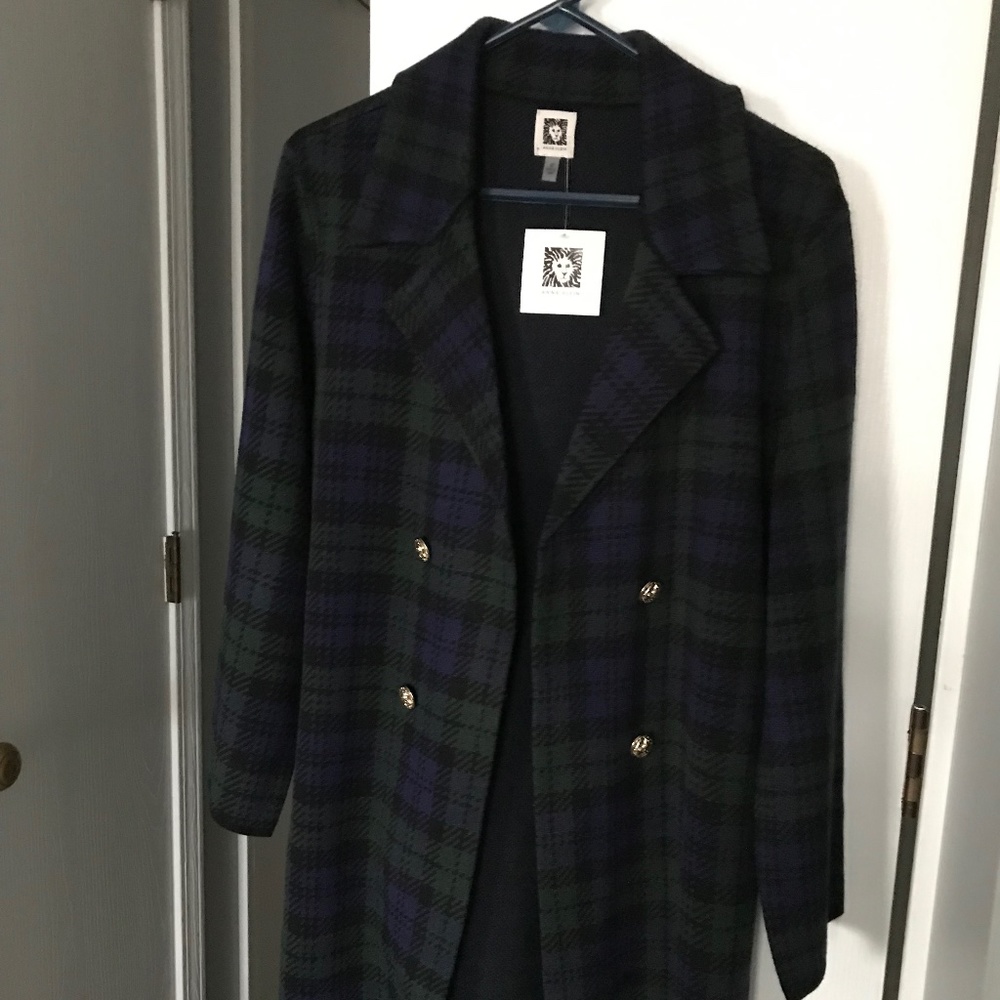Anne Klein open sweater jacket